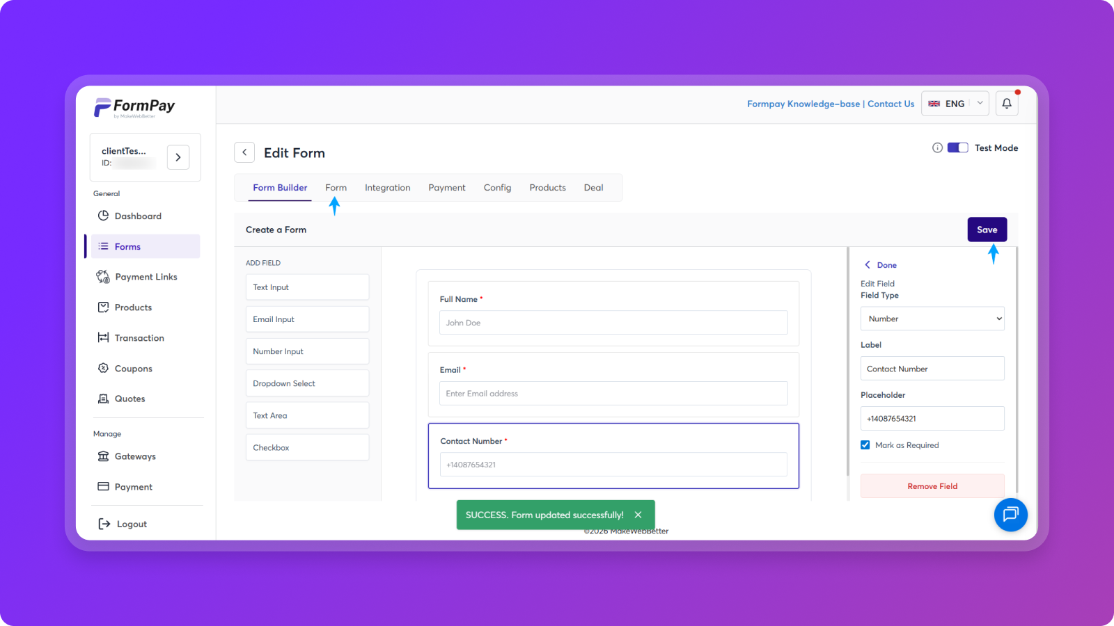 FormPay Native Form Builder - Fully Customizable HubSpot Payment Forms